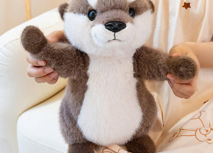 Karoeiwa Cute Prayer Otter Stuffed Animal 9.8 inch Wild Realistic Sea Otter Animal Plush Toys Soft Plushies Huggable Dolls Birthday Gifts for Kids Adults