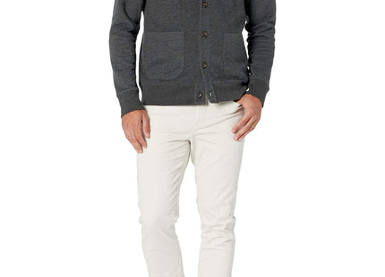 Amazon Essentials Men's Long-Sleeve Fleece Shawl-Collar Cardigan, -Charcoal Heather, X-Large