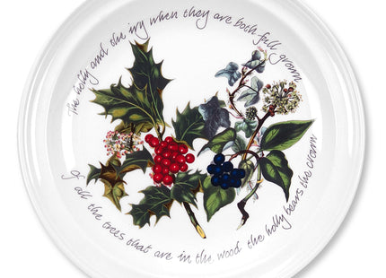 Portmeirion The Holly & The Ivy Salad Plates, Set of 6 - Festive Tableware