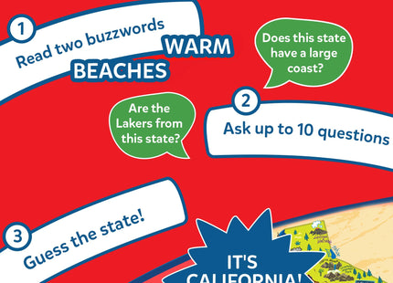 Skillmatics Guess in 10 – States of America, Geography Game, Gift for Kids