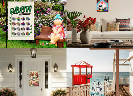 LAGZDFC Life Is Better at the Lake Garden Flag Gifts for Lake House Decor