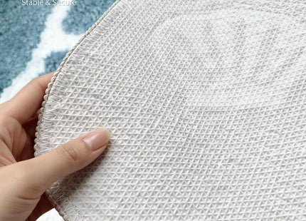WENBOER Ocean Wave Bath Mat, Coastal Rug, Soft Microfiber, 16x24 Inch