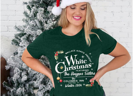 Christmas Shirts for Women Santa Christmas Pine Tree T-Shirt Green