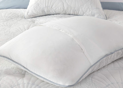 Harbor House Cotton Comforter Set-Coastal Oceanic Sealife Design All Season Down Alternative Bedding with Matching Shams, Bedskirt, Cal King(110"x96"), Beach, Quilted Seashell White, 4 Piece