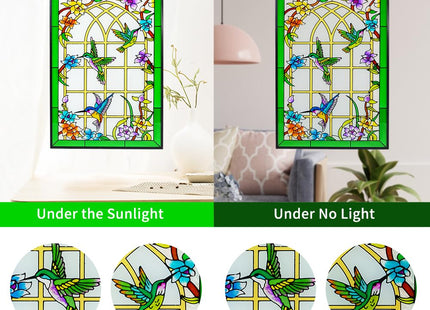 Viveta Hummingbird Stained Glass Window Hanging, Suncatchers