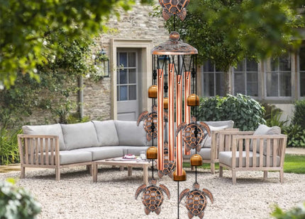 Turtle Wind Chimes for Outside, Sea Turtle Gifts for Women, Turtle Decor