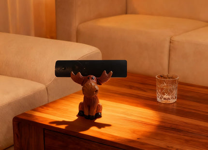 Alaiaiden Moose Decor Family Figurine, Moose Eyeglass Holder Stand