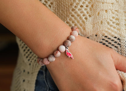 Dabem Cardinal Gifts for Women's Cardinal Christmas Ornaments Bracelet Deco Stocking Stuffers