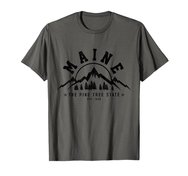 Maine - The Pine Tree State USA America Souvenir T-Shirt