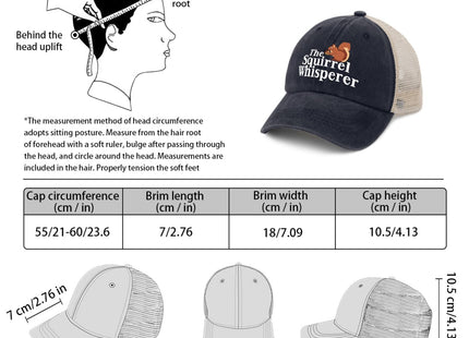 The Squirrel Whisperer Squirrel Hat, Funny Trucker Hat for Men and Women