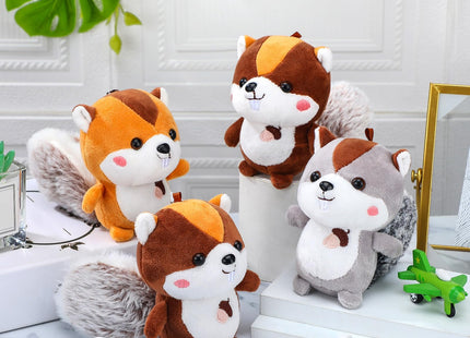 Sosation 6 Pcs Squirrel Stuffed Animal Funny Squirrel Lovers Gifts
