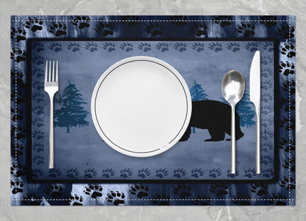 jejeloiu Bear Wild Animal Placemats Bedroom Decor Kitchen Dining 18"x12"