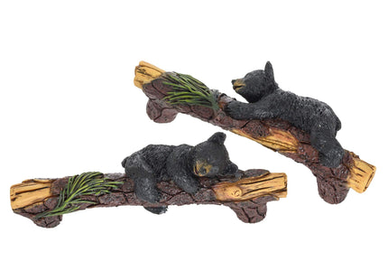 Black Bear Cabinet Knobs And Pulls Set of 2 - Wildlife Cabinet Pulls Animal Dresser Knobs for Kids - Bear Drawer Knobs Kitchen Cabinets Black Bear Hardware - Dresser Knobs for Boys Nursery