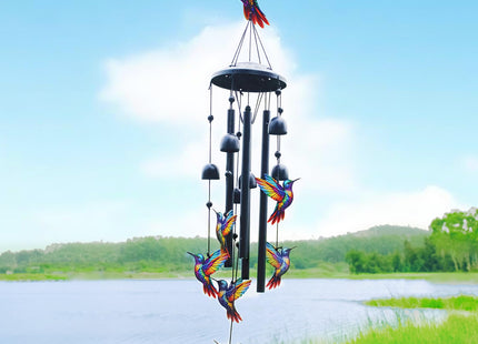 Hummingbird Wind Chimes for Outside,Metal Chime,Hummingbird Gifts for Women