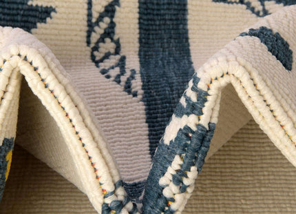 Unique Loom Outdoor Coastal Collection Area Rug - Anchor (5' 3" x 8' Rectangle, Ivory/ Yellow)