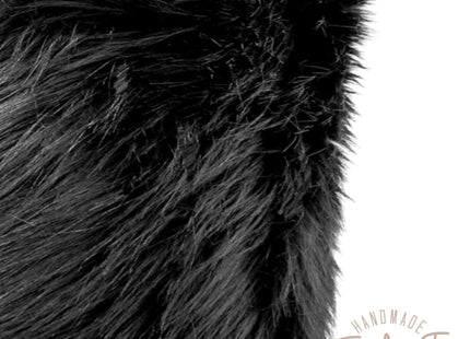 Fur Accents Faux Bear Skin Rug Faux Fur (5'x8', Black Bear)