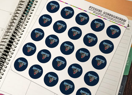 University of Maine Black Bears Logo Planner Calendar Scrapbooking Crafting