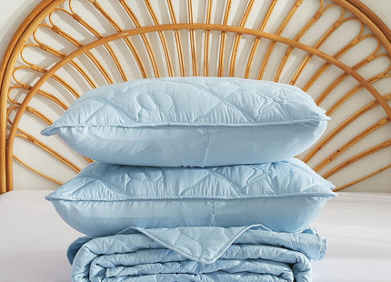EVENHUG Coastal Quilt Set Twin Size Reversible Summer Ocean Beach Themed Bedding with Pillow Shams Lightweight Blue Nautical Coral Seahorse Bedspread Coverlet for All Season 2 Piece (68''x86'')