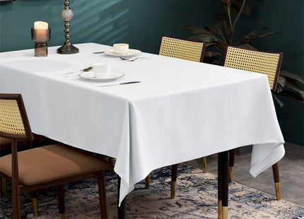 BALCONY & FALCON Rectangle Table Cloth Waterproof Owl Gray 55"x71"