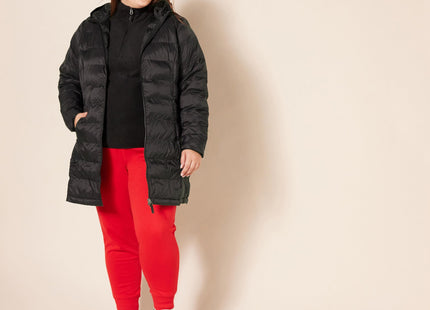 Amazon Essentials Women's Lightweight Water-Resistant Packable Puffer Coat Outerwear, -black, Large