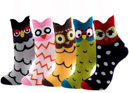 Jeasona Women's Owl Socks Owl Gifts for Women Wife Mom Daughter Cute Fun