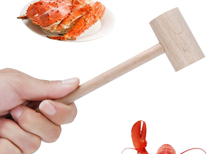 MIHEY 12 Pack Wooden Crab Mallets