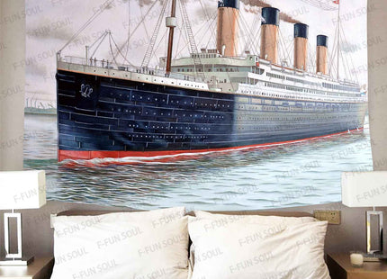 Nautical Tapestry Classic Ship Tapestries, Movies Tapestry, 80x60inches