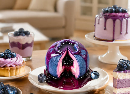 2Pack Blueberry Silicone Mold for Mousse Cake,Fruit Pudding Blueberry Molds