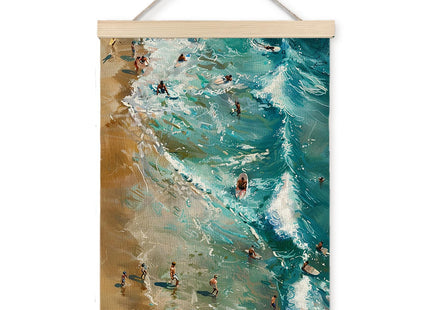 Jvpke Beach Wall Decor, Coastal Surf Wall Art Poster Framed, Surf Room Decor, Beachy Room Decor Aesthetic, Beachy Canvas Wall Decor Prints for Home Bedroom Living Room Decorations, 12x16 Inch