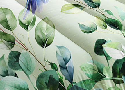 AILONEN Hummingbird Comforter Set Twin Size, Boho Green Forest Leaf Hummingbird Bedding Set for Kids Bedroom,Cute Birds Animals Themed Duvet Set,1 Soft Quilt and 2 Pillowcases,3-Piece