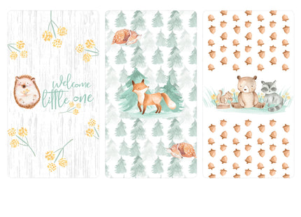 Woodland Baby Shower Candy Bar Wrappers, Woodland Creatures, 42 Count
