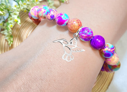 SODLYUE Hummingbird Bracelet for Women - Hummingbird Jewelry Gift