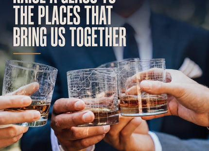 Well Told Engraved Portland Maine Map Rocks Glass, Old Fashioned Whiskey Glass (11 oz, Clear) Etched Whiskey Glass, Gifts For Whiskey Lovers
