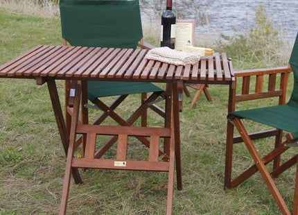 BYER OF MAINE, Use Indoors or Outdoors, Pangean Roll Top Folding Wood Table