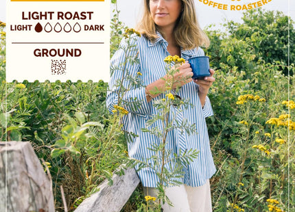 Downeast Coffee Roasters Ground Coffee - Morning Breakfast Blend, Light Roast, 100% Arabica Coffee - Smooth, Bright and Balanced - South American Highlands Ground (12oz bag, Pack of 6)