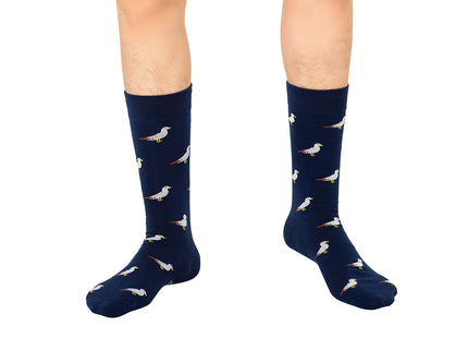 AUSCUFFLINKS Seagull Socks | Bird Gift for Him or Her | Happy Quirky Novelty Present for Dad or Mum
