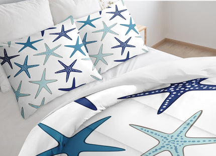 Pamnest Queen Comforter Set, 3 Pieces Coastal Nautical Bedding