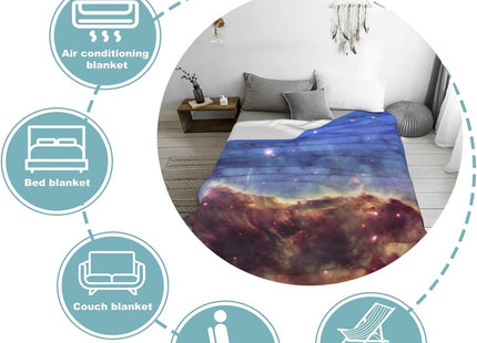 Kibue Flying Seagull Blanket - Soft & Lightweight Cozy Flannel Bird Throw Blanket - Plush Warm Blankets for Sofa, Travel, Bedroom, Office, Home Decor - Ideal Gifts for Adults Kids Women Men 60"×50"