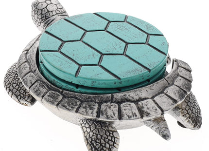 Sea Turtle Coaster Set - Nautical Ocean Beach Coastal Decor