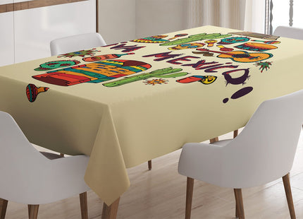 Ambesonne Octopus Tablecloth, Background of Octopus Tentacles Aquatic Under The Sea Art Illustration Marine Life, Rectangular Table Cover for Dining Room Kitchen Decor, 60" X 90", Grey Blue