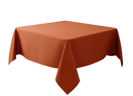 Fall Square Tablecloth 54x54"-Rust Thanksgiving Autumn Fabric Table Cloths