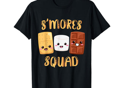 S'mores Marshmallows Funny Smores Squad Camping Campfire T-Shirt