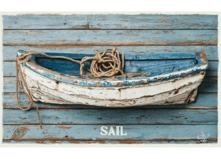 Personalized Coastal Boat Wall Decor, Nautical Wooden Plaque for Home