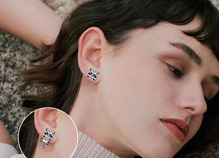 VONALA Raccoon Earrings for Women 925 Sterling Silver Raccoon Jewelry Gifts