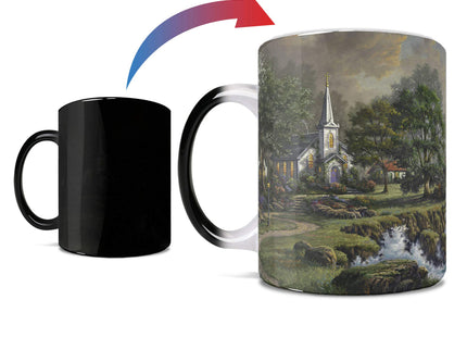Morphing Mugs Thomas Kinkade Studios Seaside Haven Lighthouse Church 11 oz