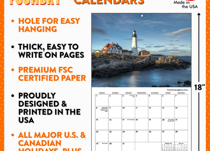 Maine Calendar 2027 Monthly Wall Calender 12 Month