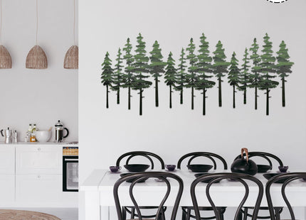 ESTART Metal Pine Tree Wall Art, Metal Tree Wall Decor
