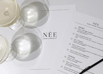 Name Change Kit for Brides - Wedding Registry Gift - Name Change After Marriage - Bridal Shower Gift (Maine)