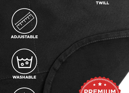 ApronMen - Aprons - Fishing Themed Men’s Grilling Aprons - Utility Pockets - One Size Fits Most - Adjustable Neck Strap - Machine Washable - Hook 'Em & Cook 'Em