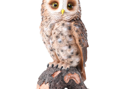 Owl Statue Outdoor, Resin Owl Garden Statues Owls Figurines Yard Decoration